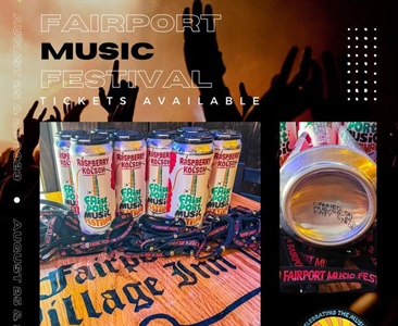 We have lots of Fairport Music Festival tickets available for next weekend. Get them in advance for $20.

We also have, for a limited time, Three Heads Brewing FMF Raspberry Kolsch featuring the “Katy Strong” message. 

thefvi.com

#fairportmusicfest #fairportmusicfestival #threeheadsbrewingco #threeheadsbrewingcompany