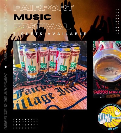 We have lots of Fairport Music Festival tickets available for next weekend. Get them in advance for $20.

We also have, for a limited time, Three Heads Brewing FMF Raspberry Kolsch featuring the “Katy Strong” message. 

thefvi.com

#fairportmusicfest #fairportmusicfestival #threeheadsbrewingco #threeheadsbrewingcompany