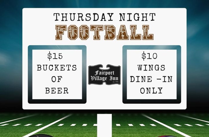 Let’s go Buffalo!! 🦬 ❤️💙

Come watch the game and enjoy the Wing and Beer specials. (Dine-In only)