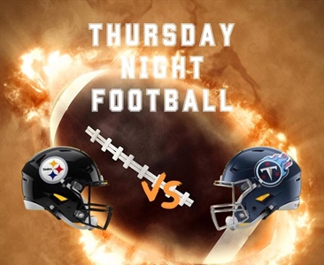 Here we go Steelers!! 💛🖤  Thursday Night Football, Beer and Wings sounds like a good night. 🍻 

thefvi.com
585-388-0112