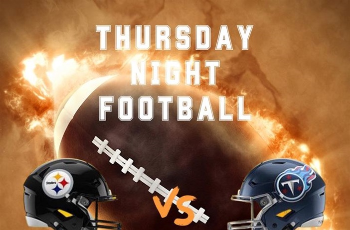 Here we go Steelers!! 💛🖤  Thursday Night Football, Beer and Wings sounds like a good night. 🍻 

thefvi.com
585-388-0112