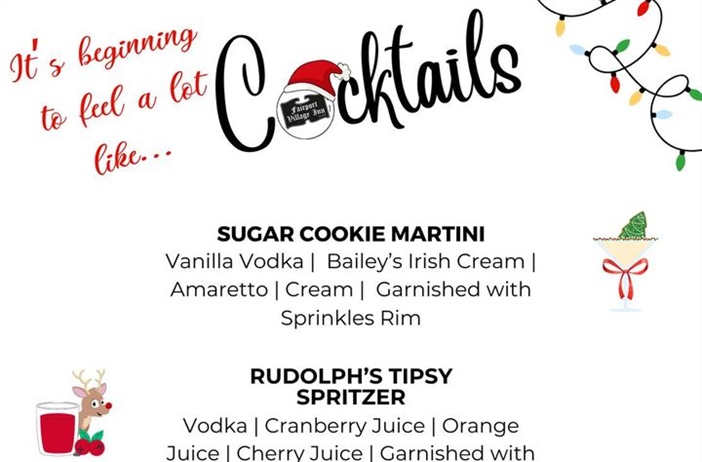 🎄Our Holiday Cocktail menu is out! 🎅🏻Cheers my deers 🥂