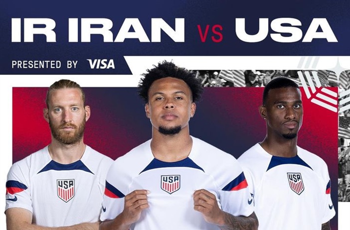⚽️ World Cup Iran vs USA on today at 2pm! 🥅