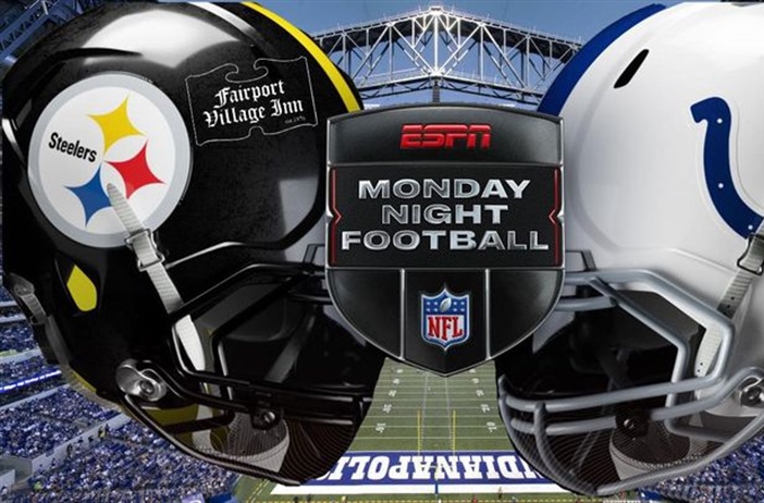 🏈 Monday Night Football 🏈 Steelers vs Colts! Here we go Steelers…here we go! ⚫️✨

$10 Wing specials (dine-in only)
$15 Bucket of...