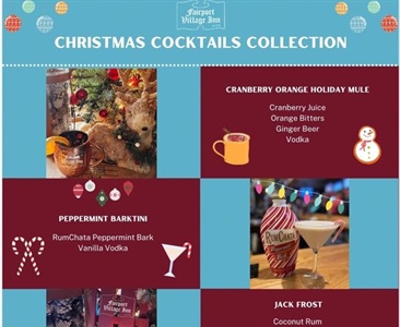 Starting today and thru the holidays our Christmas Cocktails Collection will be available! 🍹🎄

🍺 We also have on tap Great Lakes...