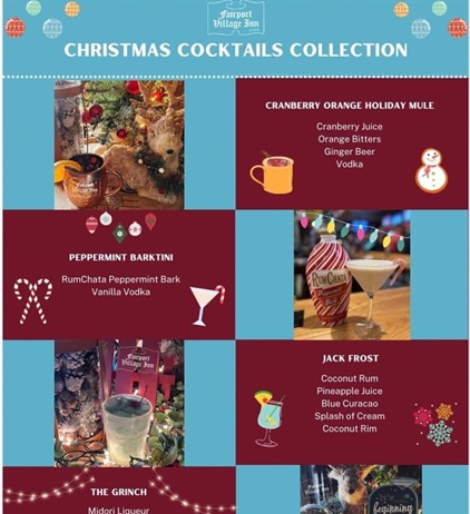 Starting today and thru the holidays our Christmas Cocktails Collection will be available! 🍹🎄

🍺 We also have on tap Great Lakes...