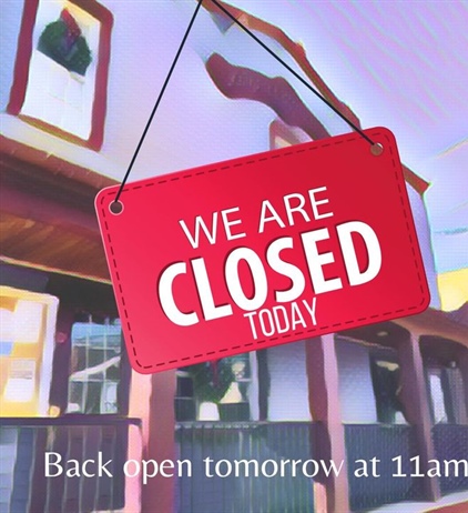 We hope everyone enjoyed the holiday yesterday. As a reminder we are closed today. We are having our employee Christmas party tonight.

We will be back open for business tomorrow at 11am. Thank you for your continued support throughout this year. 

#thefairportvillageinn #eatlocal #supportlocalbusiness #smallbiz #smallbusinessowner #fvi #fairportvillageinn #FVI #thefvi #supportlocal #supportsmallbusiness #FairportNY #SupportSmallBusiness
