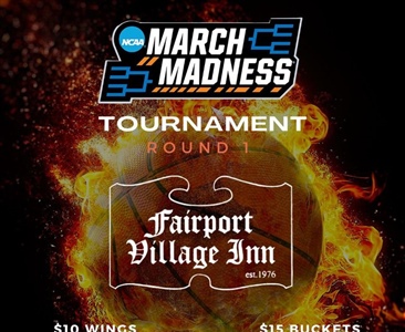 🏀 March Madness Round 1 continues today! We open at 11am.
Wing and Beer Specials all day!
Let’s goooo!