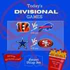 🏈 Sunday Funday Game Day! 🏈 We’ve got the Games, the Wings, the Beer and the Fireball promo!!! 🤯 

📣 Let’s Go Buffalo! 🦬 

www.thefvi.com

#thefairportvillageinn #eatlocal #supportlocalbusiness #smallbusinessowner #fvi #fairportvillageinn #FVI #sundayfunday #thefvi