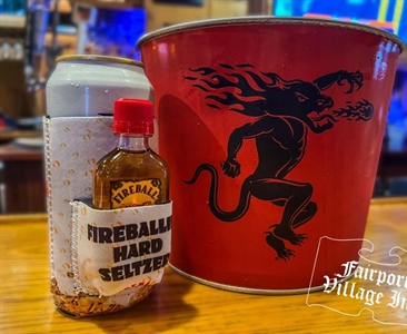 Fireball promo going on now!! Who doesn’t need a Fireball piggyback koozie?? Get yours now until 4pm!!! Bucket of fun!! Let’s goooooo!!!!