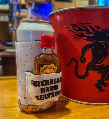 Fireball promo going on now!! Who doesn’t need a Fireball piggyback koozie?? Get yours now until 4pm!!! Bucket of fun!! Let’s goooooo!!!!