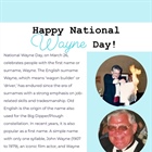 Happy National Wayne Day to the one, the only, Fairport Village Inn founder Wayne Beckwith!