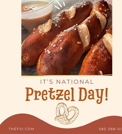 🥨 Celebrate Pretzel Day with our  Jumbo Pretzel Sticks and Beer Cheese! 
🥨
🥨
🥨
🥨
🥨
🥨
🥨
🥨
#pretzelday🥨 #nationalpretzelday #fvi #thefvi #Fairport #fairportvillageinn #supportlocalbusiness