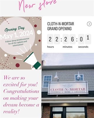 Opening tomorrow!! Next door to the UPS store in the Fairport Village Landing. 🛍️