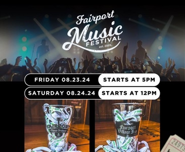 We have Fairport Music Festival tickets available in advance for $25