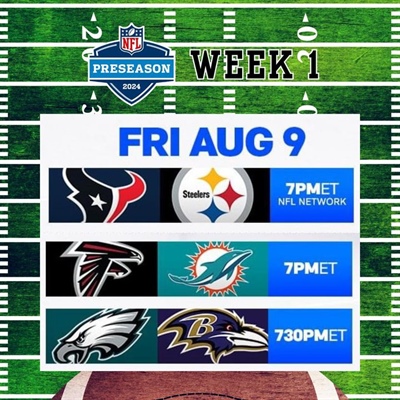 🏈 NFL Preseason Day 2 Action at Fairport Village Inn!