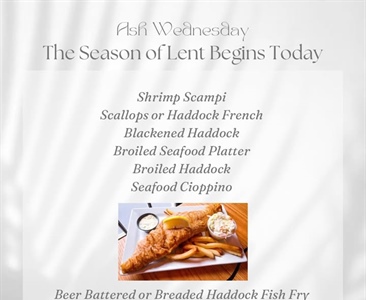 🙏🏻 Lent has begun, and that means it’s the perfect time to enjoy our Beer Battered or Breaded Haddock Fish Fry, available every Wednesday & Friday at the Fairport Village Inn!