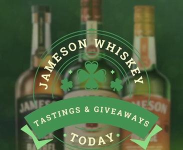 Join Us for Jameson Whiskey Tastings & Giveaways!