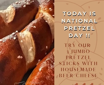 Pretzel 🥨 Day!!