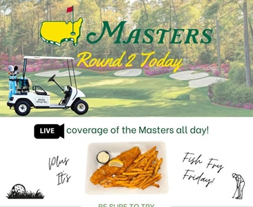 ⛳️ The greens are fast and the drinks are faster