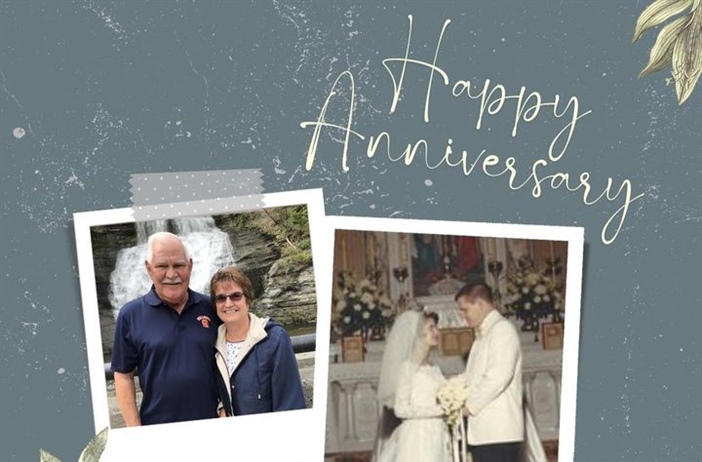 Wishing Wayne and Patty a very Happy Anniversary today! 🍾🥂