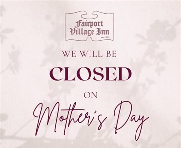 Heads up, friends—we will be closed on Sunday, May 11th for Mother’s Day