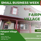 Another local business on our Small Business of the Week is the Fairport Village Inn  

A local, family-owned restaurant that wants you to feel right at home. With everything made from scratch, from the sauces and soups to the seafood and meat dishes. The Fairport Village Inn has a friendly camaraderie from the staff to the locals and is always cheering and supporting on its home teams.

Thank you, Fairport Village Inn, for choosing our town of Perinton to do business in.