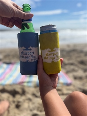 Friends representing in Outer Banks. Cheers! 🍻