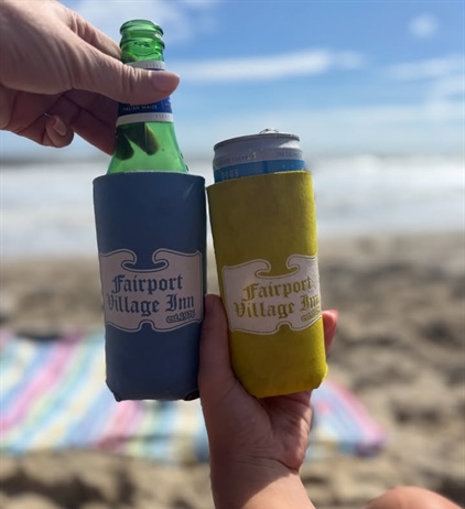 Friends representing in Outer Banks. Cheers! 🍻