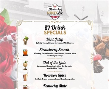 👒 It’s Derby Day!! 🐎 Drink specials all day long!! 

thefvi.com