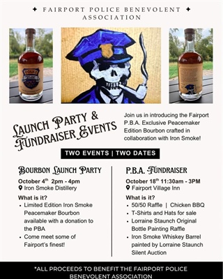 🗓️ Save the dates for the Fairport Police Benevolent Association Events!