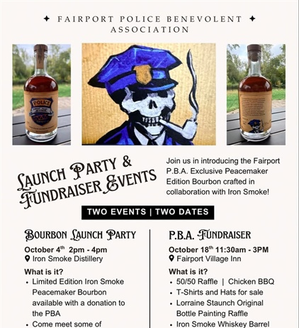 🗓️ Fairport Police Benevolent Association Events!
