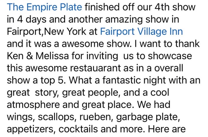 Such a great time with @the_empire_plate today