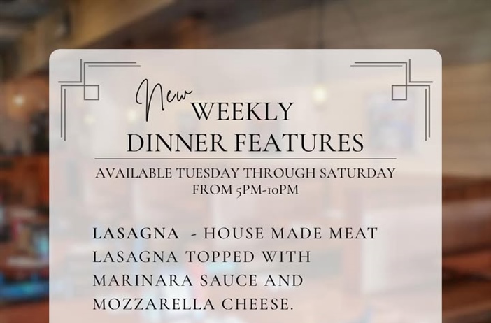 ✨ New Week, New Dinner Specials!