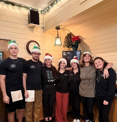 A few of our Christmas Spirit Crew tonight