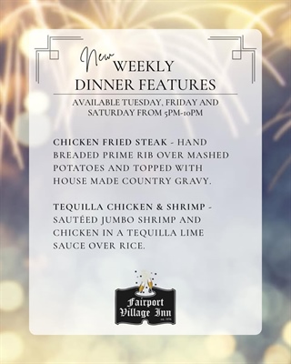 🔥 This Week’s Dinner Specials 🔥