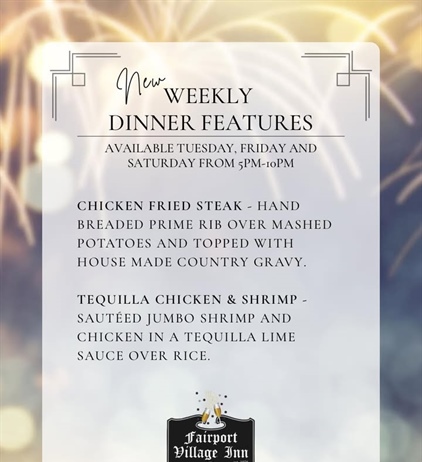 🔥 This Week’s Dinner Specials 🔥