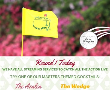 Round 1 of The Masters Tournament tees off today ⛳️