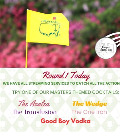 Round 1 of The Masters Tournament tees off today ⛳️