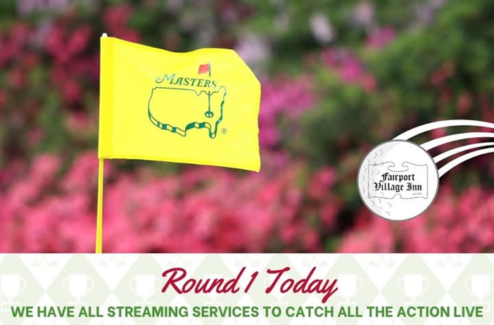 Round 1 of The Masters Tournament tees off today ⛳️