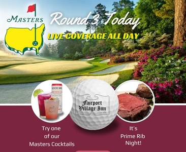 Moving Day is here ⛳️ Round 3 of The Masters Tournament