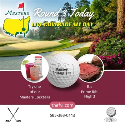 Moving Day is here ⛳️ Round 3 of The Masters Tournament