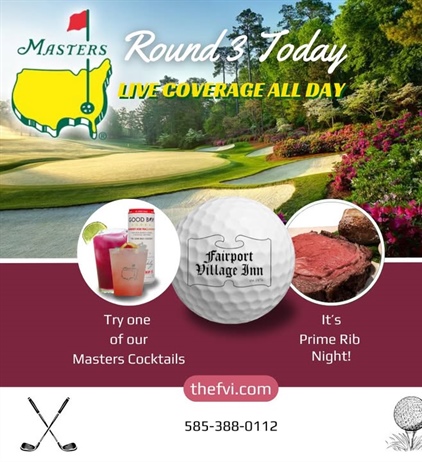 Moving Day is here ⛳️ Round 3 of The Masters Tournament