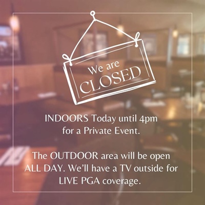 ☀️Beautiful day to watch the PGA outside in our tent. ⛳️🏌🏻🍻

#pga #PGAChampionship #thefairportvillageinn #smallbusinessowner #fvi #fairportvillageinn #FVI #thefvi #supportlocal #supportsmallbusiness #FairportNY