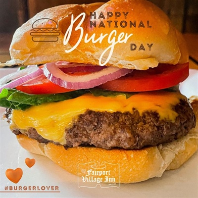 🍔 It’s National Burger Day!! 🍔

All of our Burgers are made with Fresh Certified Angus Beef Ground Chuck.

Check out all of our burger options on our website.

thefvi.com
585-388-0112