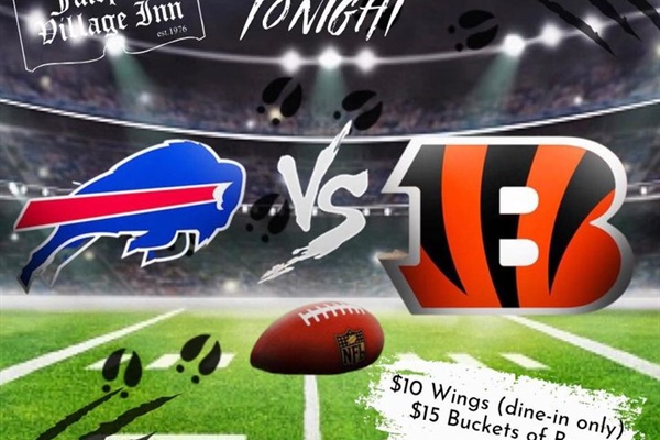 Big game tonight! Rumble in the Jungle! Let’s go Buffalo!

🍺Beer and Wing...